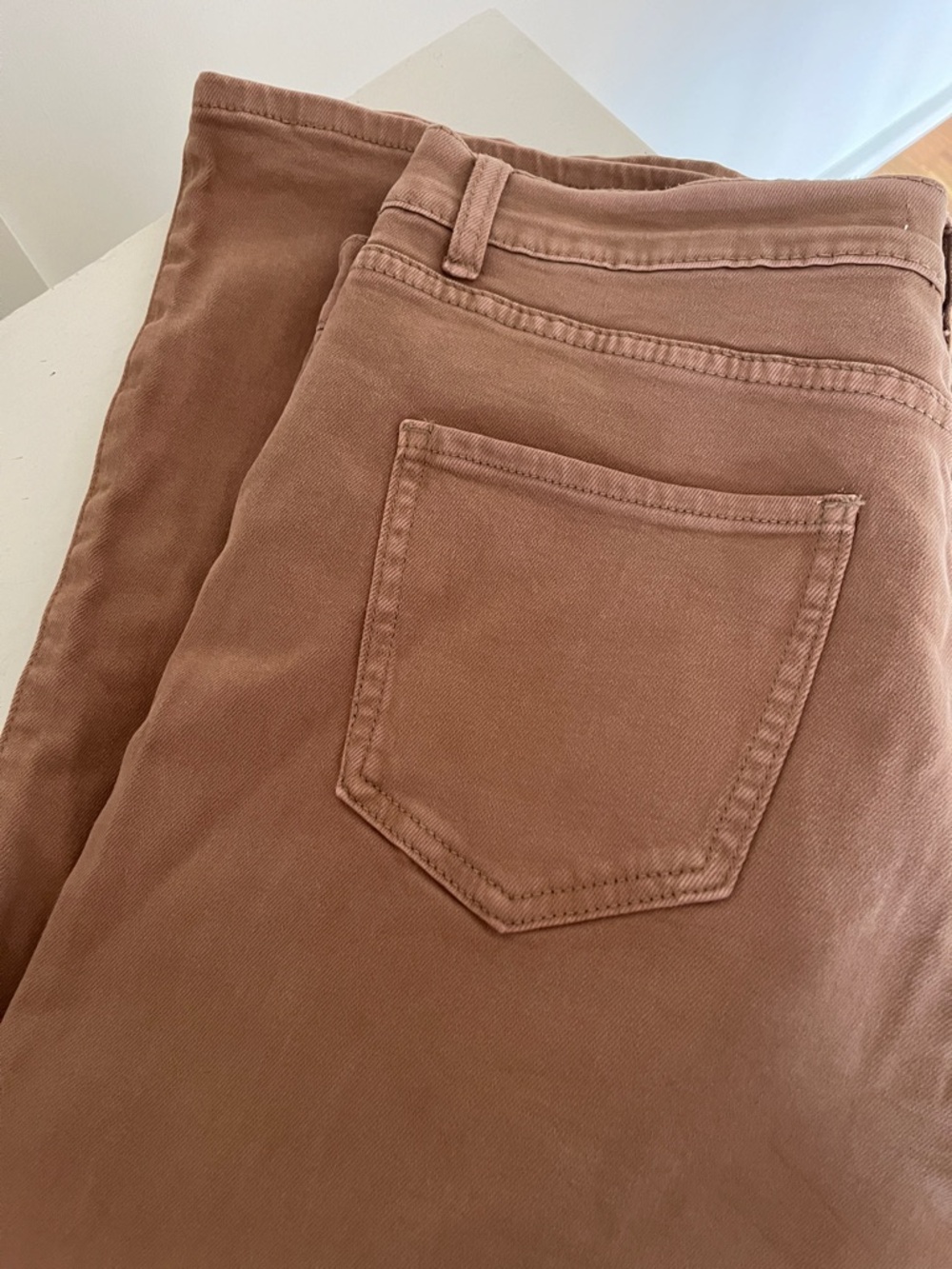 Wide Leg Women's Pants in Brown - Picture 4 of 6